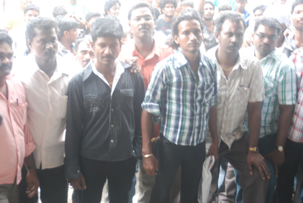 Vijay Fans at Devi Cinemas - Pictures | Picture 105475